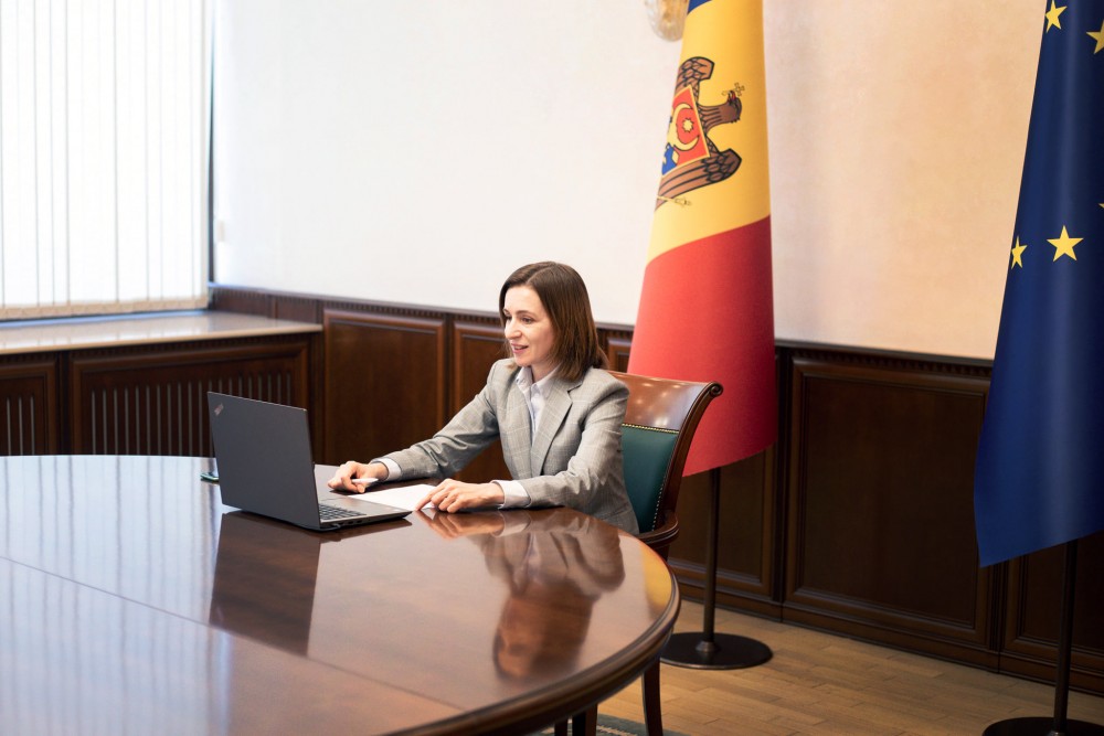 Maia Sandu a discutat cu omologul său din Austria, Alexander Van der Bellen